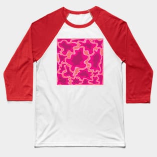 Hot Pink Amoeba With Beautiful Pink Color Baseball T-Shirt